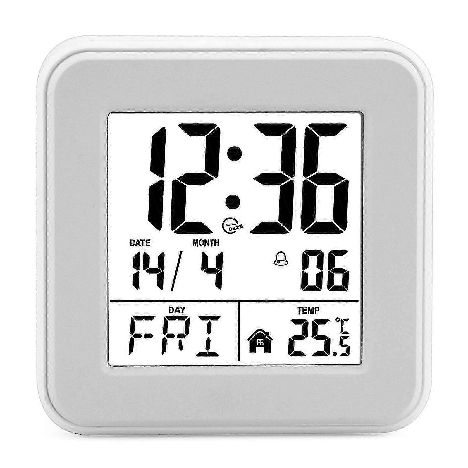 Battery-Powered Temp Alarm Clock
