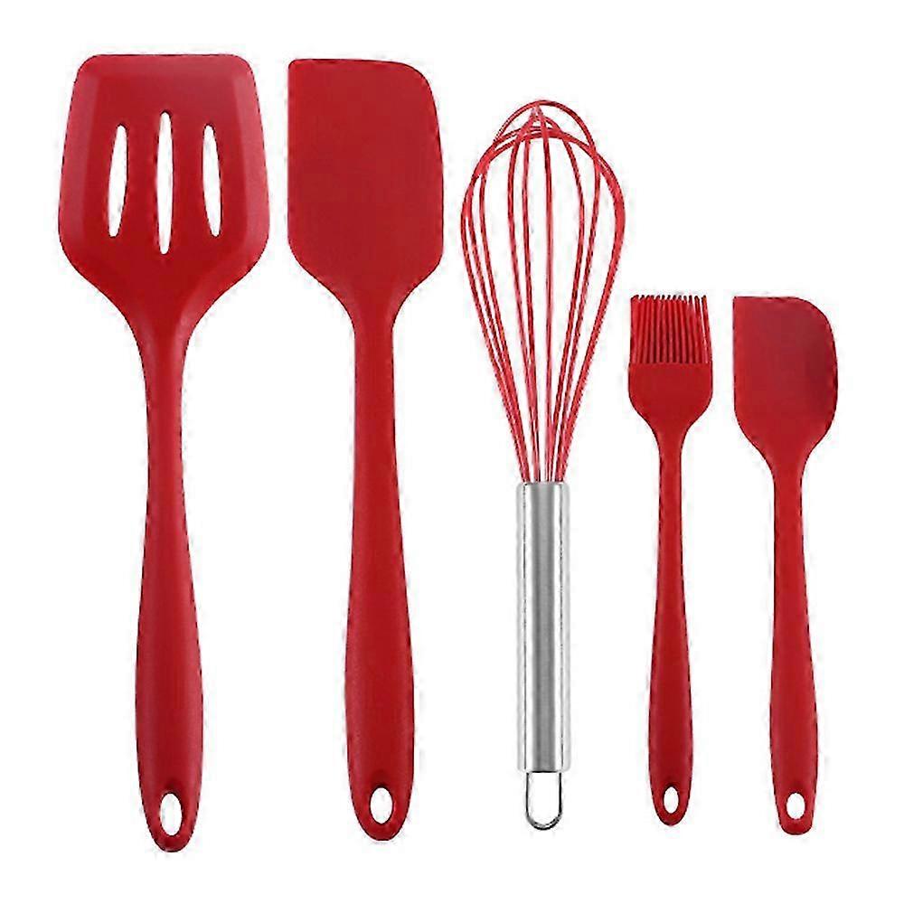 5-Pc Non-Scratch Silicone Kitchen Set