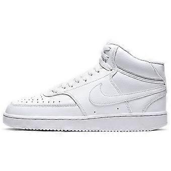 Nike Court Vision Mid Triple White Damesko CD5436-100