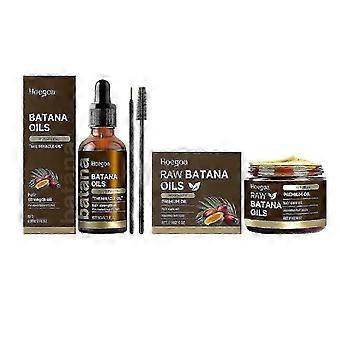 Organic Batana Oil for Hair Growth Set from Honduras with Hair Mask and Essence Oil