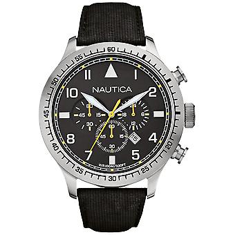 Nautica varis Quartz Analog Man Watch with A17632G Cowskin Bracelet