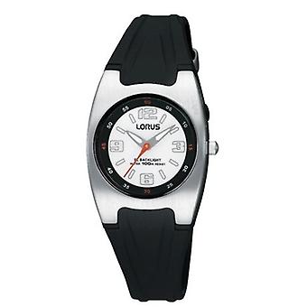 Lorus horloges Quartz analoge kind horloge met RRX53CX9 rubber armband