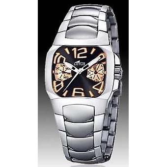 Lotus code Quartz Analog Woman Watch with 15504/7 Stainless Steel Bracelet