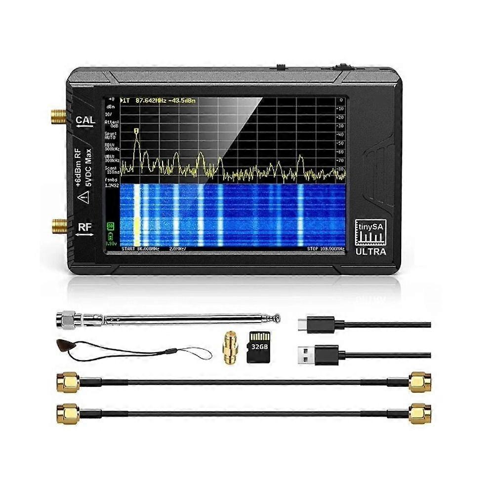 RF Spectrum Analyzer TinySA ULTRA with SMA Cables for Electronics