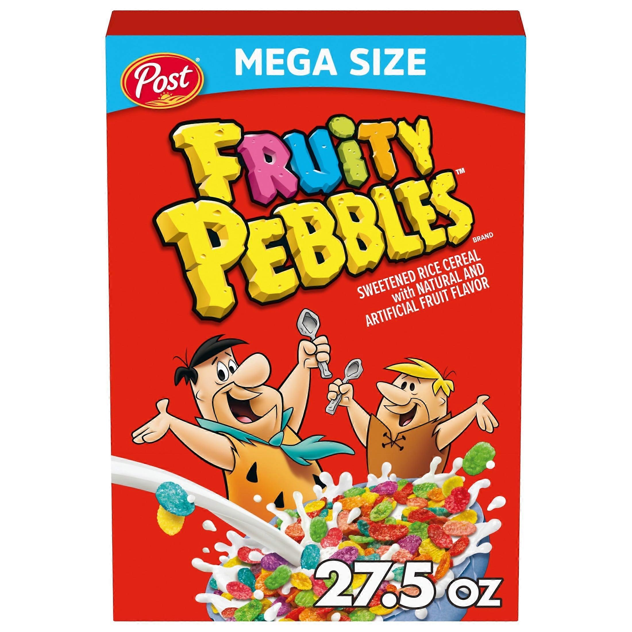 Post Fruity PEBBLES Gluten Free Breakfast Cereal 27.5 oz