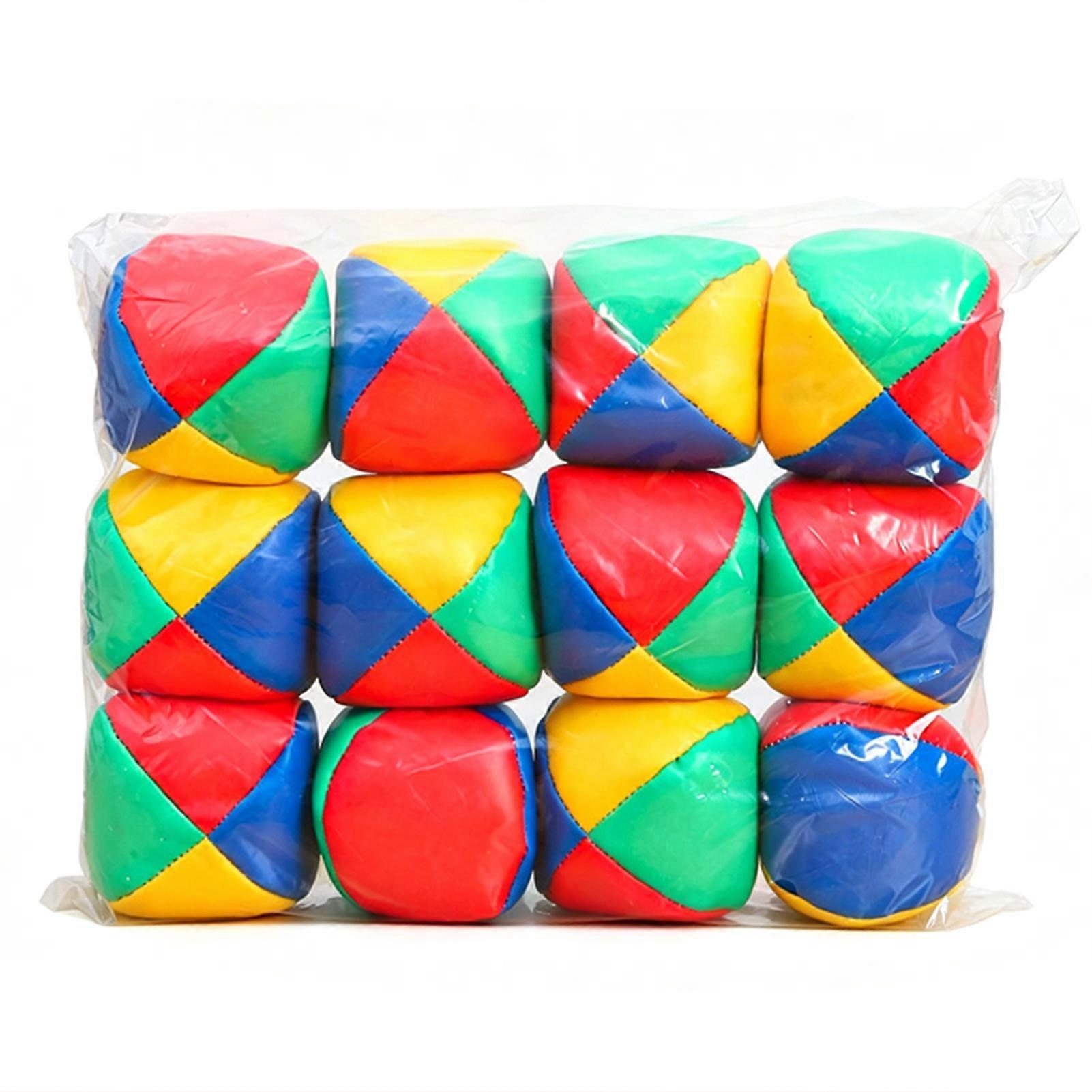 12pcs Soft-Touch PU Juggling Set