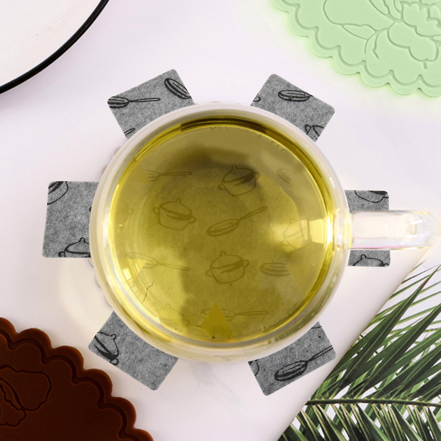 12pcs Pot & Protectors Cookware Protector Set Divider Pads To Prevent Scratching, Separate And Marr