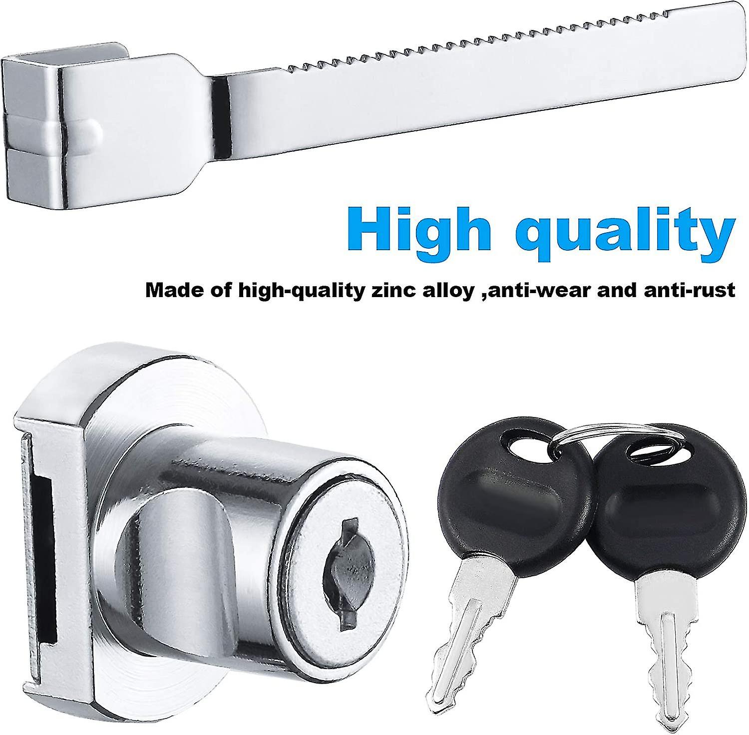 4 Pieces Terrarium Display Sliding Glass Door Lock, Sliding