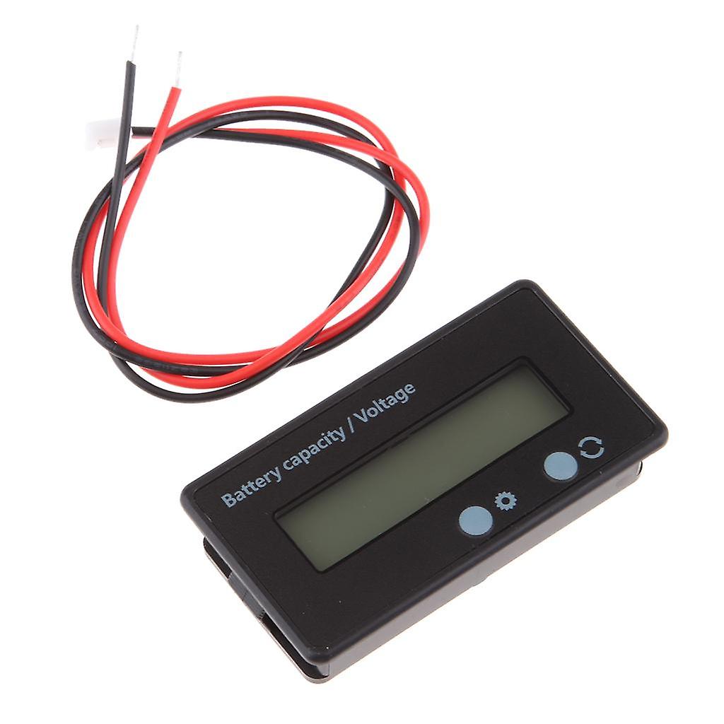 LCD Battery Capacity Indicator Voltmeter Voltage Tester GY-6S Blue