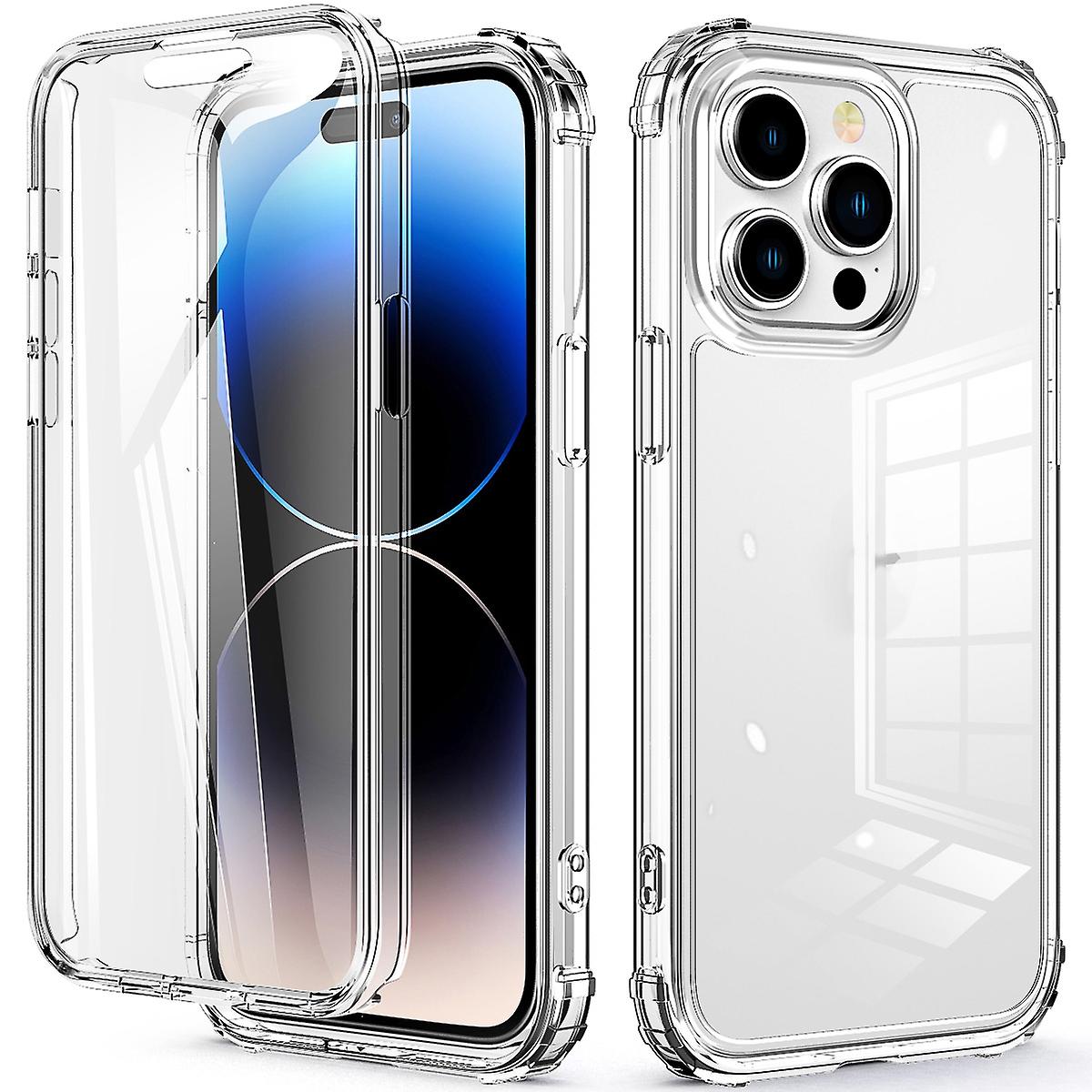 360 Full Body Clear Shockproof Case For iPhone 14 Pro