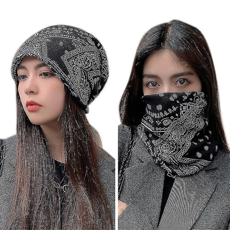Simple Turban Hat Head Wrap Face Mask Neck Gaiter For Running Climbing Hiking