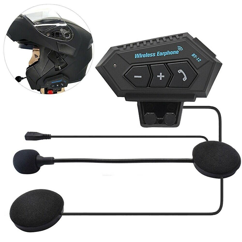 Motorsykkel Hjelm Bluetooth Headset Hjelm Intercom Intercom