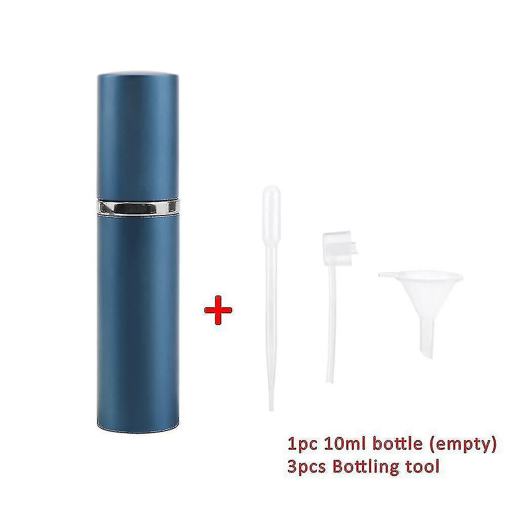 1pc 10ml Portable Mini Refillable Bottle Perfume Empty Spray Bottle Containers Atomizer Spray Nozzle With bottling Tool Travel
