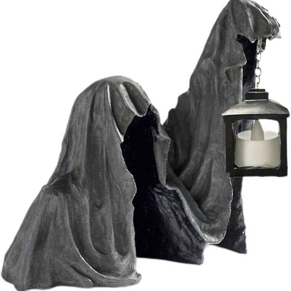 Horror Lamp Hell Death Resin Crafts for Halloween Stylish Crafts Decorative Ornament for Home Party