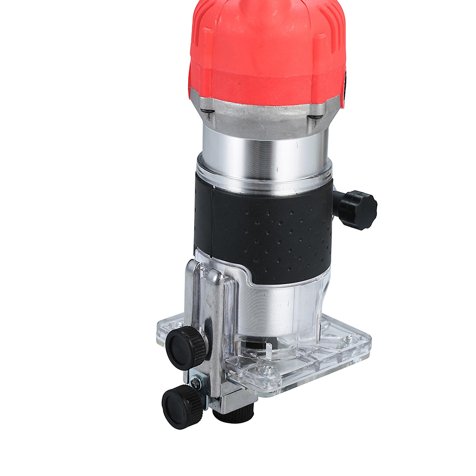 800W Trim Router 30000R / min med gennemsigtig bundkant Guide