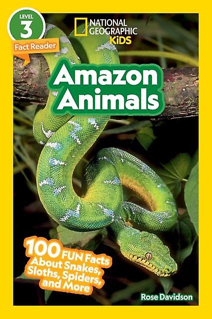 Amazon Animals National Geographic Kids Readers Level 3 by Rose Davidson Paperback Book