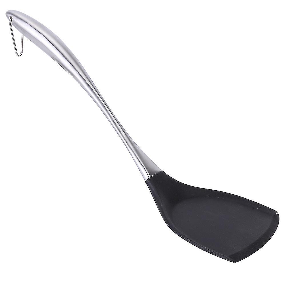 Stainless Steel Silicone Spatula Heat Resistant Long Handle Kitchen Utensil