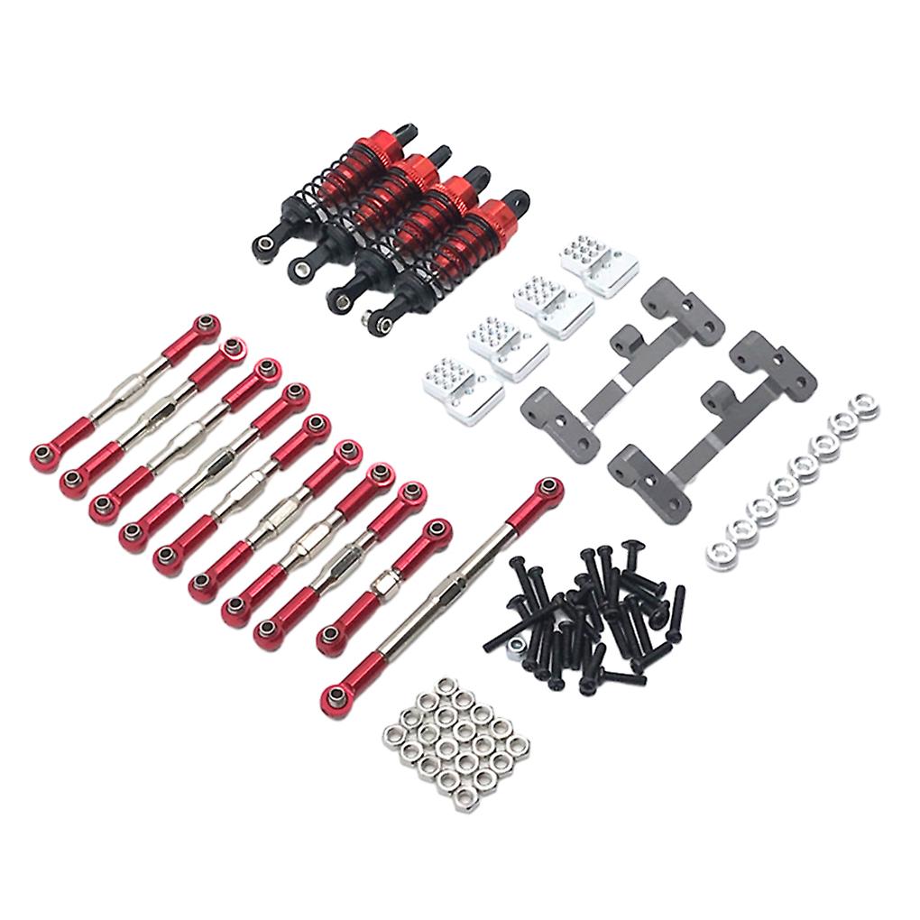 RCGOFOLLOW Upgrade Metal Parts Kit RC Car Part Durable Full Metal Rc Upgrade Metal Parts Kit For 1/16 WPL C14 Crawler