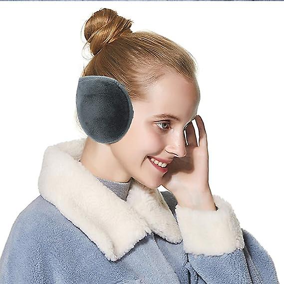 Universal Classic Wool Unisex Winter Earmuffs (Gray)