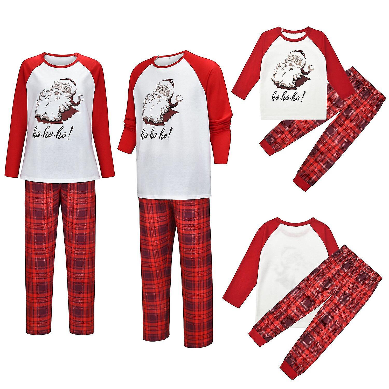 Pyjama passender Pyjama Neujahr Pyjama Mutter Tochter Kleidung Mama Papa Look Set