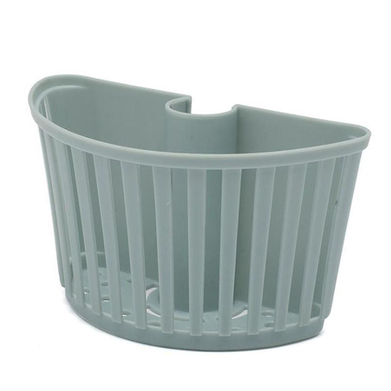 Kitchen Plastic Drain Basket Storage Basket Shower Shelf Bathroom Accessories