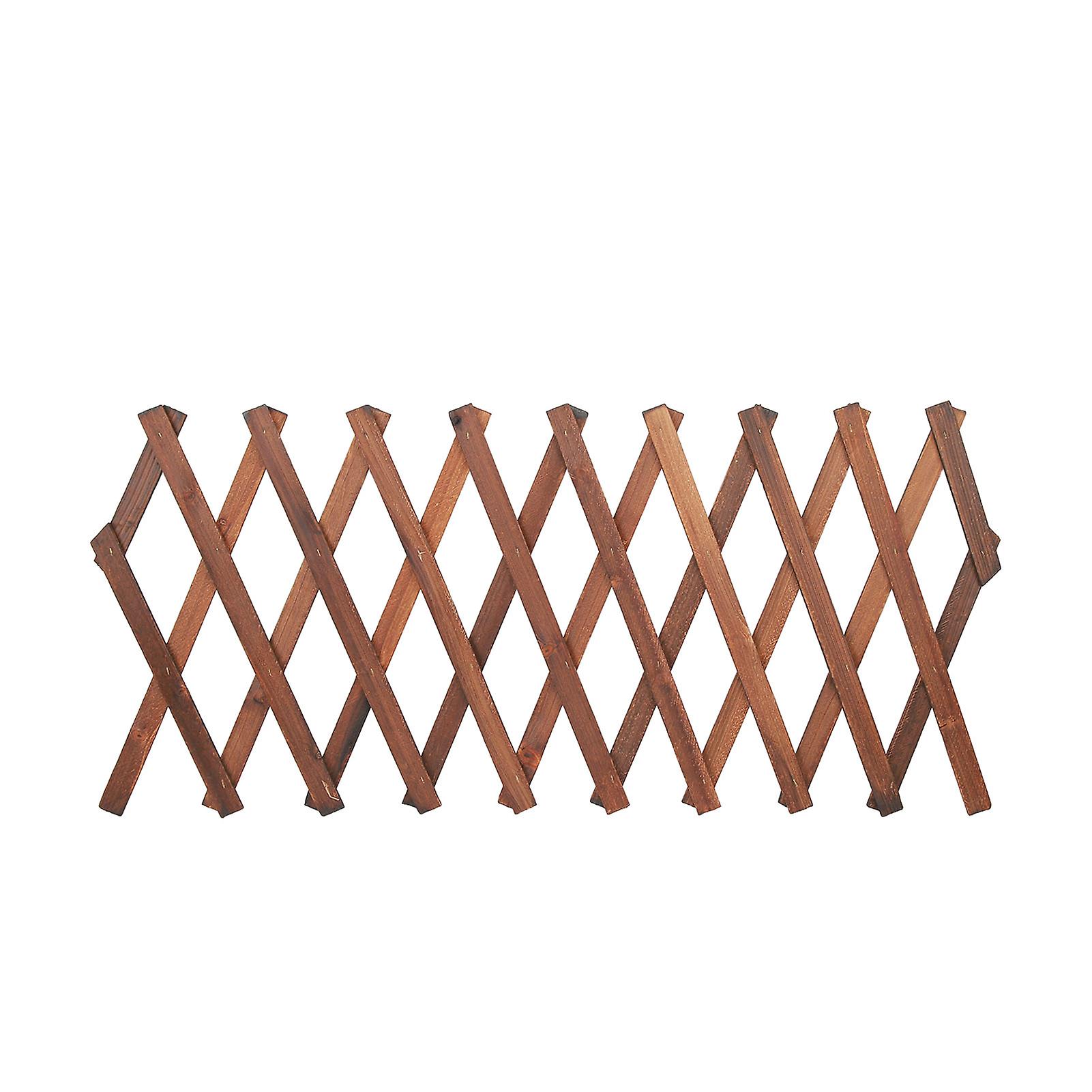 Treillis extensible pour plantes grimpantes, clôture extensible en pin, support pour plantes grimpantes