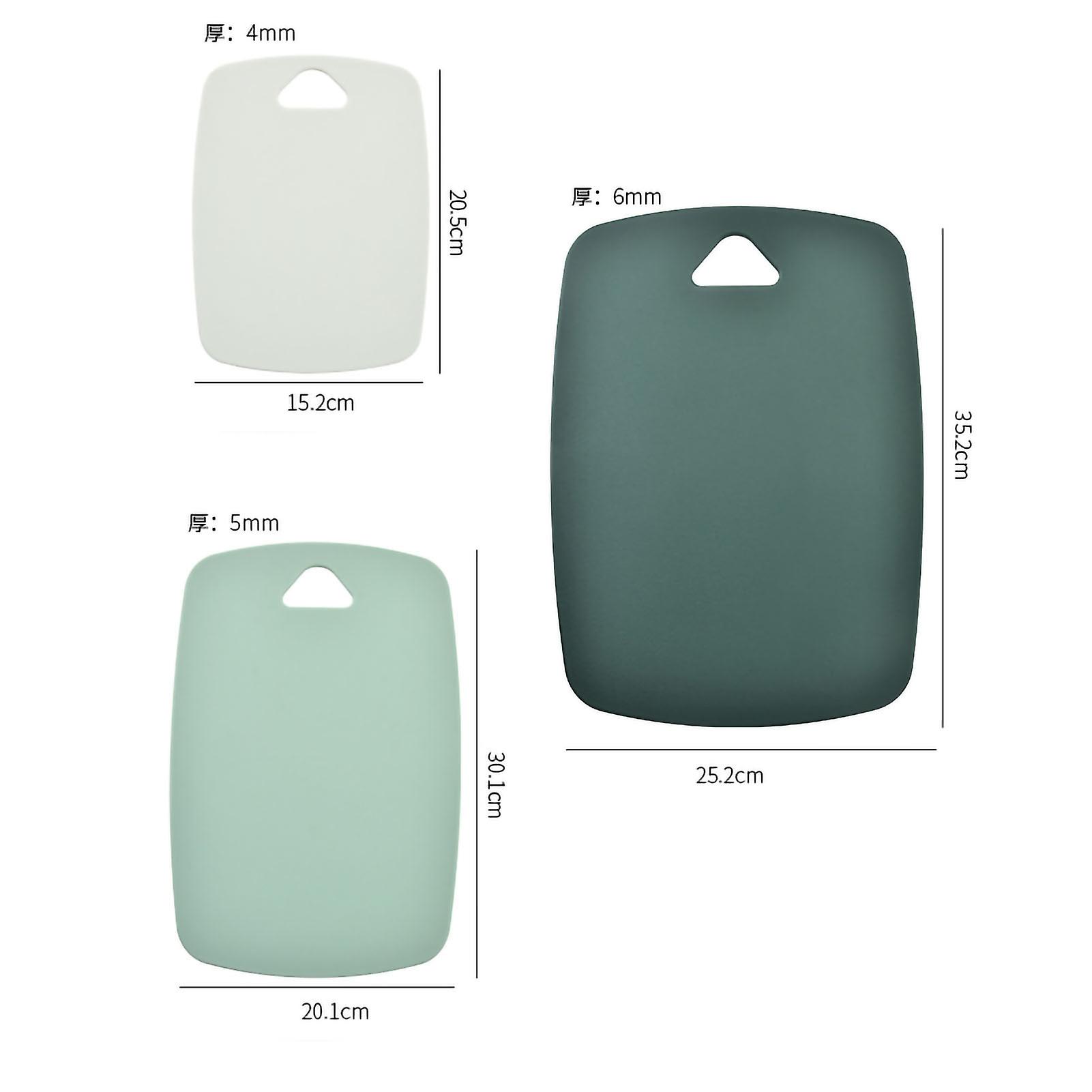 3pcs Type 2 Square Cutting Board Set, Safe PP, Easy Grip Handles