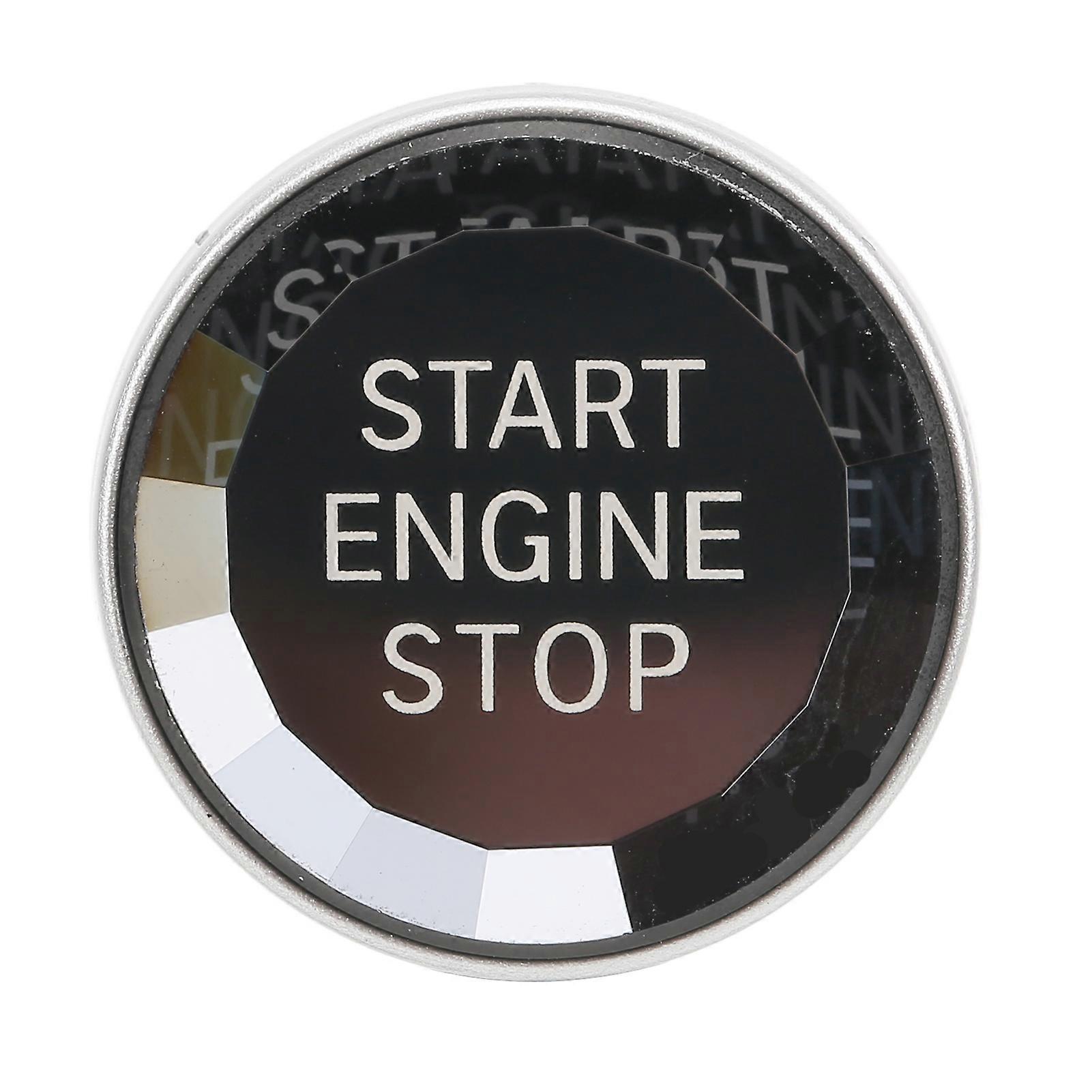 Engine Button Cap,Car Engine Start Stop Pushto Ignition Button Cover Engine Ignition Switch Button Cover Rugged and Tough