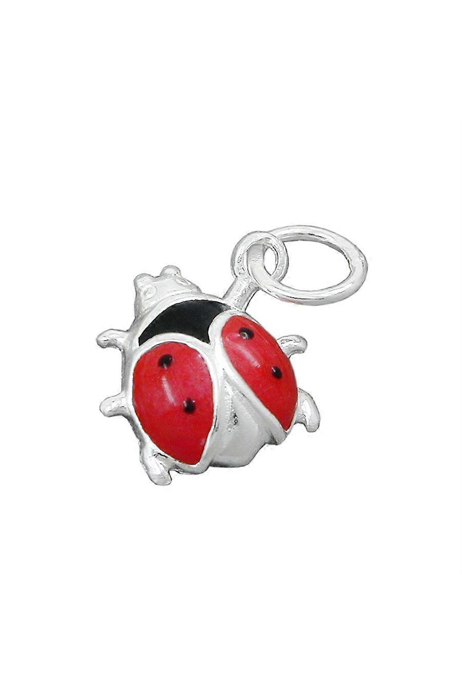 Pendant Ladybird Red-black Silver 925 - Gl92420