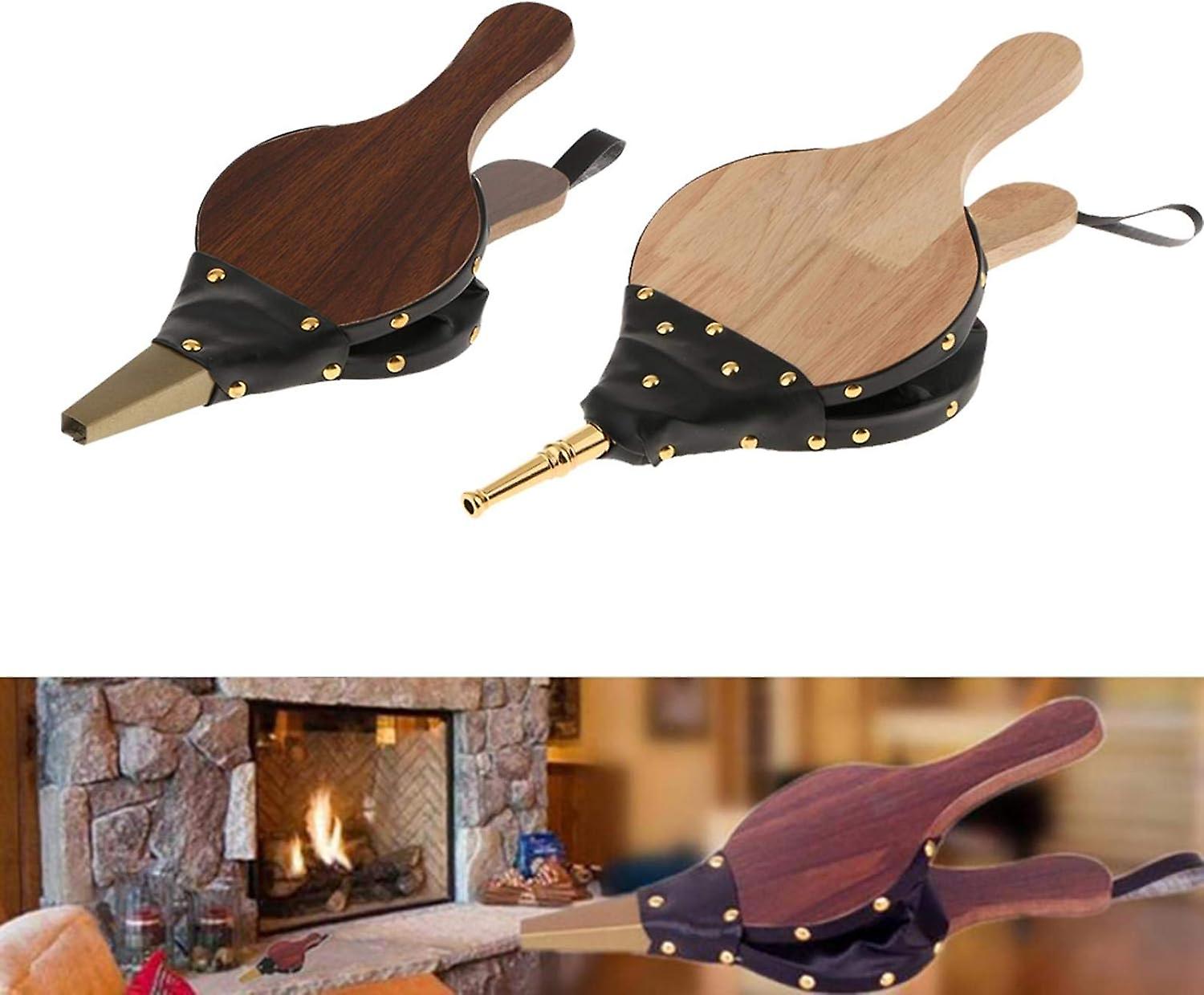 Eldstadsbälg, eldstadsbälgar Manuell träbälg Snabb eldstartare