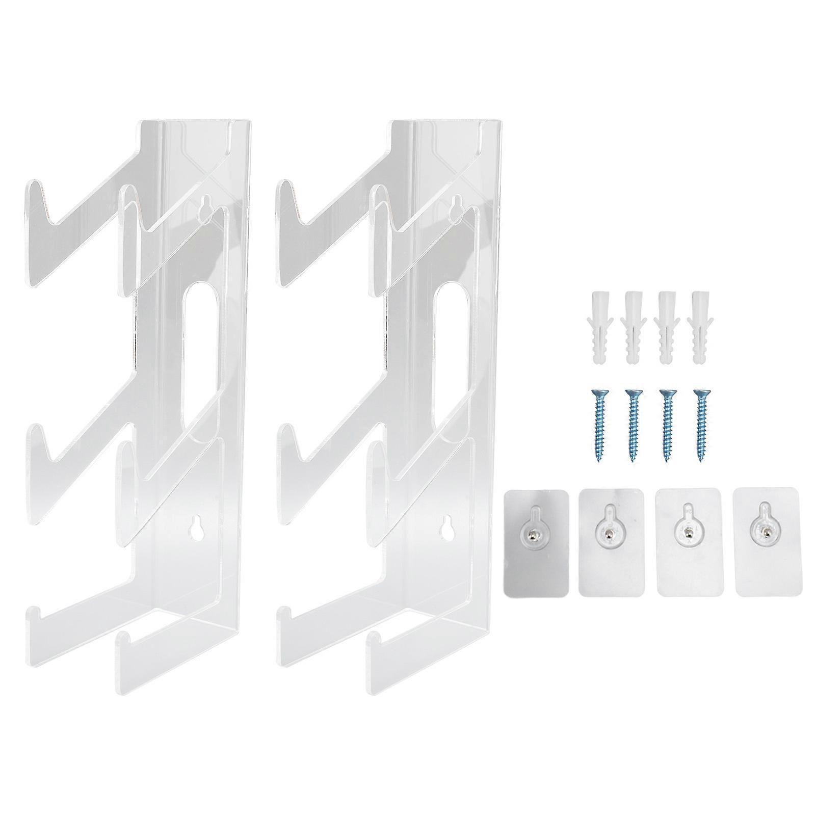 2pcs Controller Holder Gaming Accessories Suitable For Almost All Controllers Wall Mounted Acrylic Controller Stand For Ps5