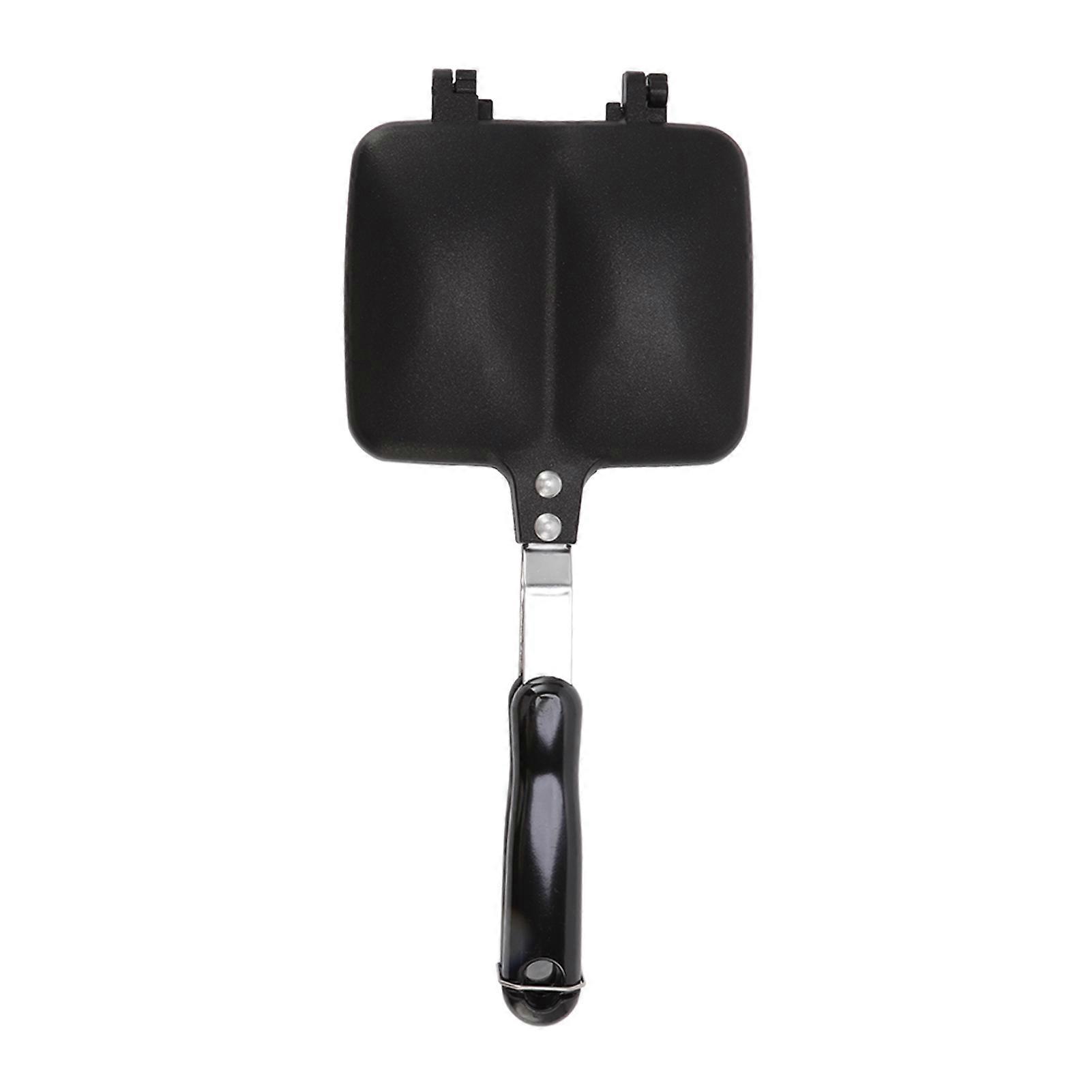 Double Sided Sandwich Maker Pan Non Stick Breakfast Frying Pan Sandwich Bread Maker for Home Kitchen