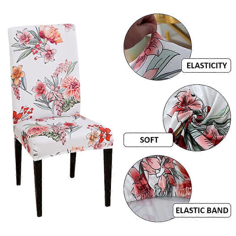 Set of 10pcs Elastic Chair Cover,Universal Dining Chair Cover Pretty