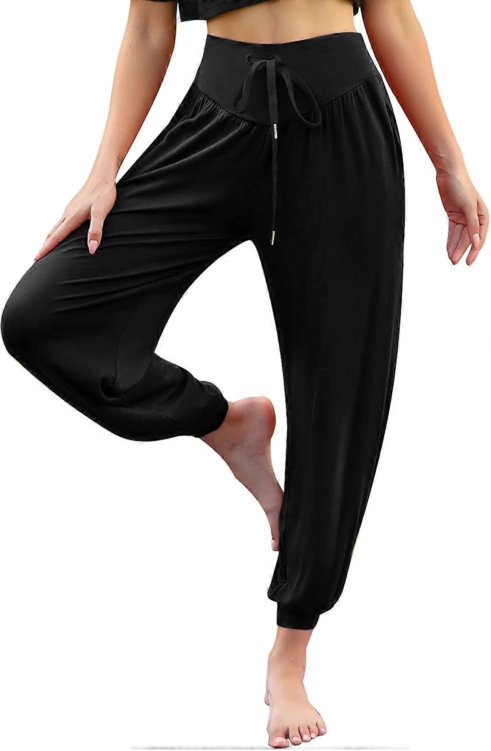 Yoga Pants for Women Cotton Soft Modal Sweatpants with Pockets