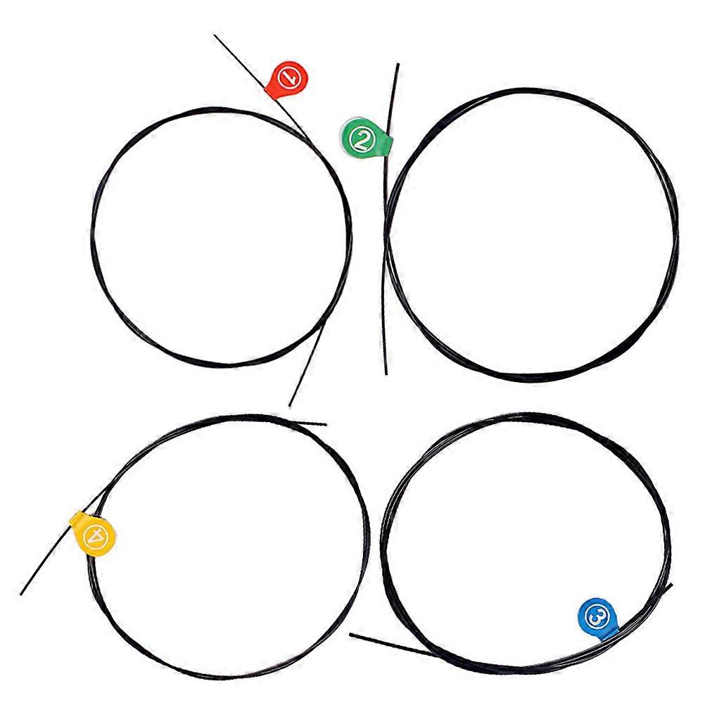 4 Pcs Bass Guitar Strings Nylon Ukulele String Electric Bass Strings A/ E// G String Ukulele Ukulele A/ E// G String