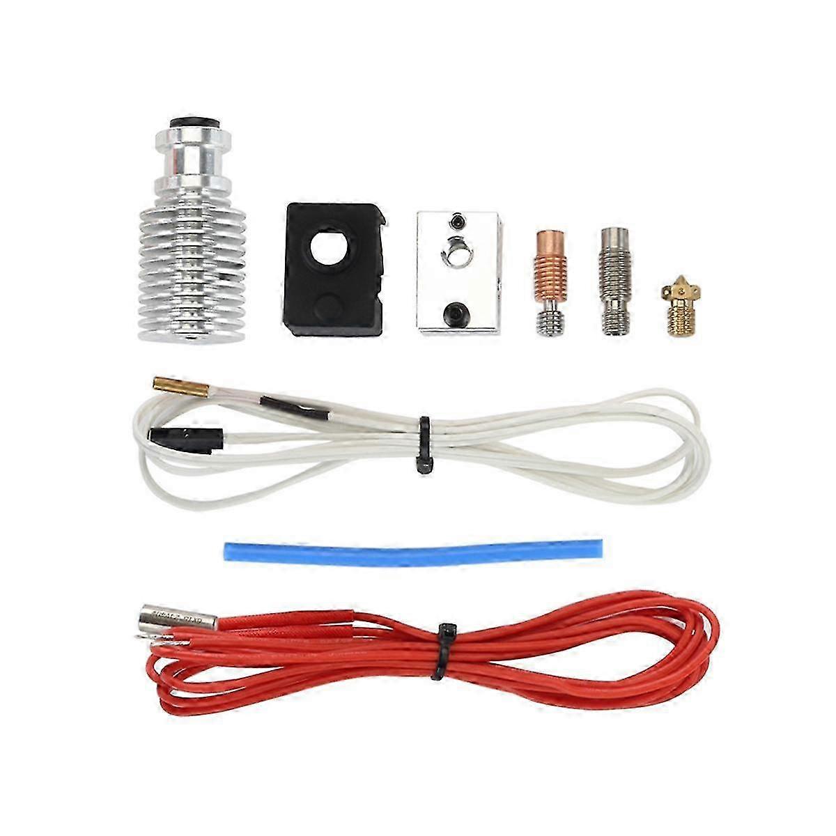 3D Printer Parts Prusa MK3S+ Extruder Nozzle Heating Aluminum Fast Hose Kit High Temperature Resist