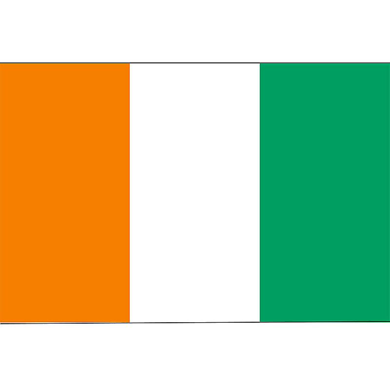 Hanging 90*150cm Ivory Coast Flag For Decoration