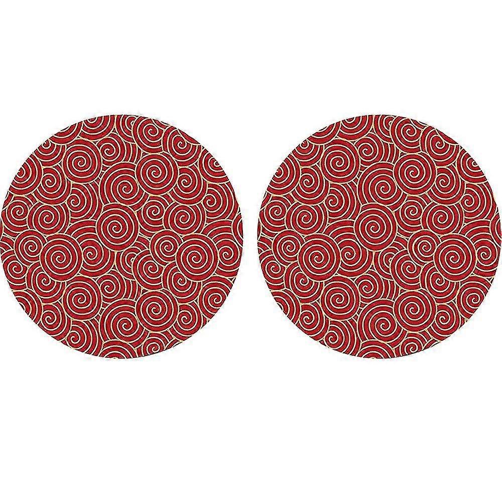 For Cup Holders,ceramic Stone&non-scratch Cork Base Drink Coasters Dark Marble