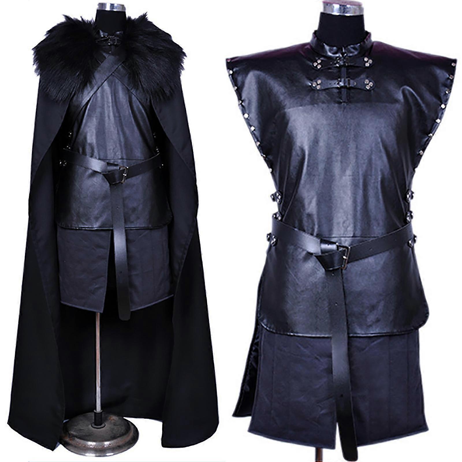 Jon Costume Men Fancy Outfit Set