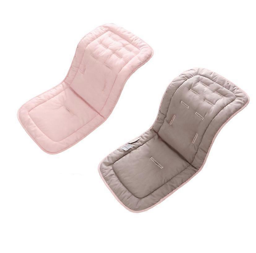 Forro de asiento de cochecito de algodón puro, tamaño 32x80cm Textura azul