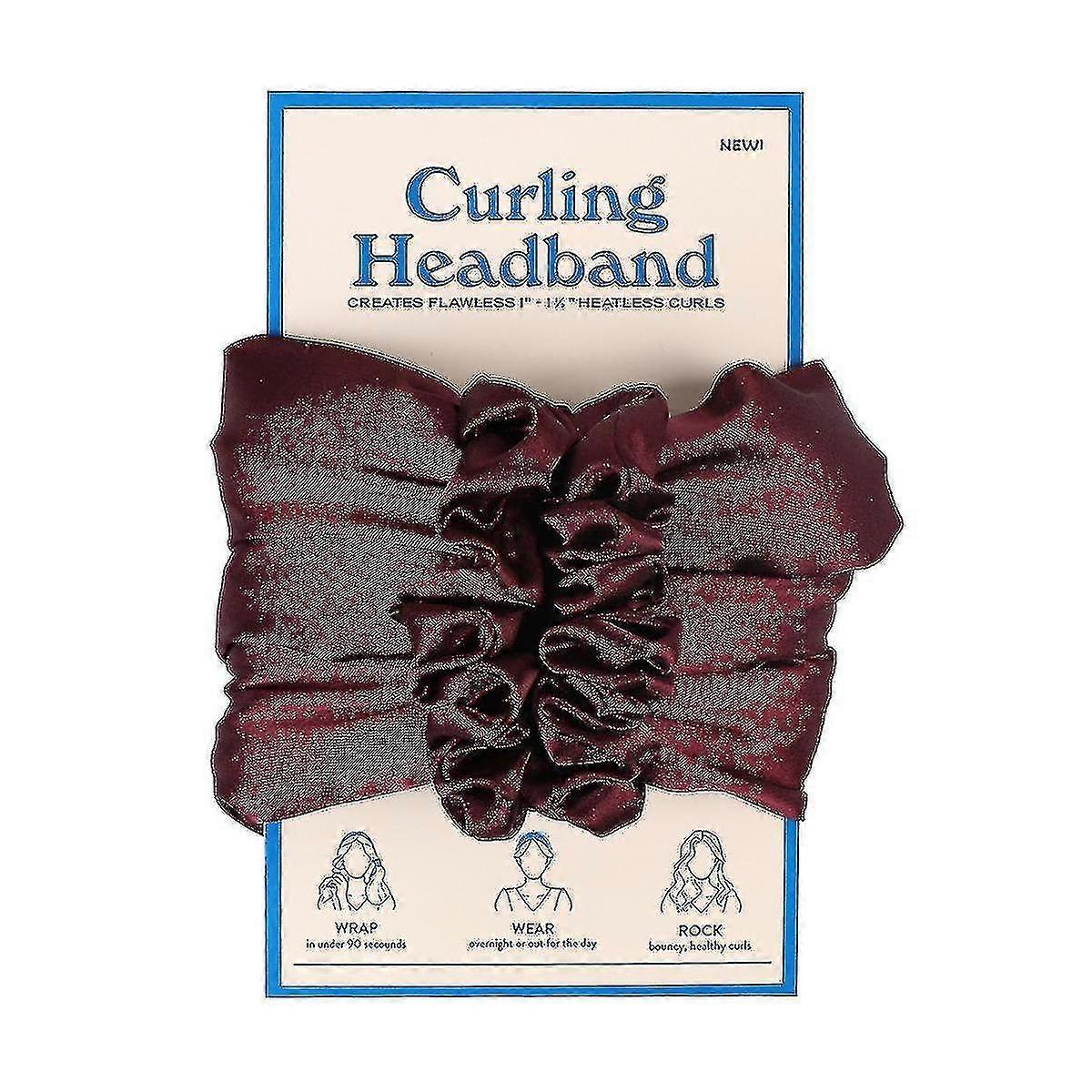 Headband Curling Headbands For Women, Creates Heatless Curls And Waves