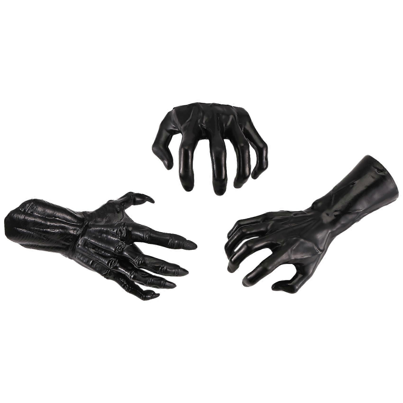 Halloween Decorations Wall Mounted Creepy Reaching Hands Horror Hands for Wall Decorations Gothic H