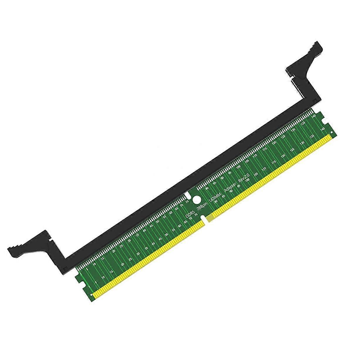 Adaptateur DDR5 U-Dimm 288 broches, carte de protection de test de mémoire DDR5 avec loquet long