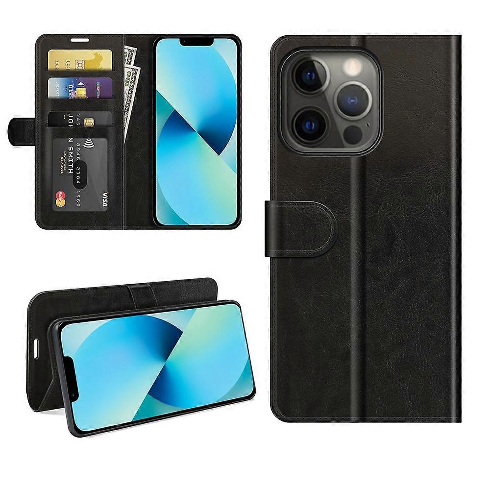 Wallet Case for iPhone 13 Pro Max - Black