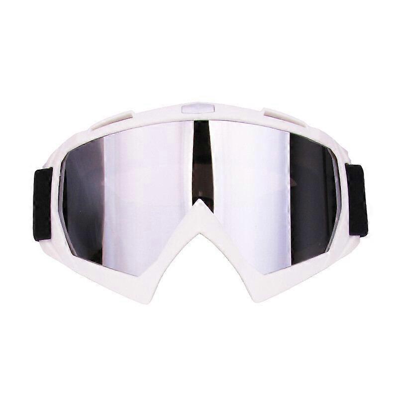 Skiing Goggles Anti-uv Glasses For Motorcycle Motocross Sliver Lens