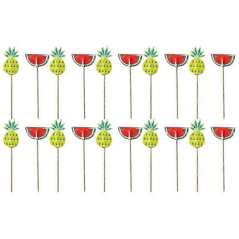 40pcs Hawaiian Cake Topper