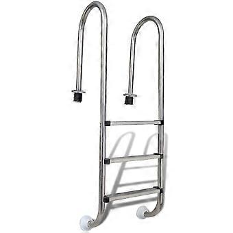 Poolleiter 3 Stufen Edelstahl 304 120 cm