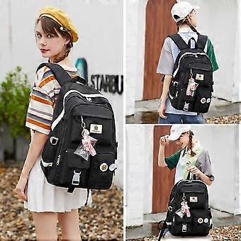 Laptoprugzak 15,6 inch kinderen schooltas college rugzakken reizen rugzak grote boekentassen voor tieners meisjes vrouwen, Paars, Modern