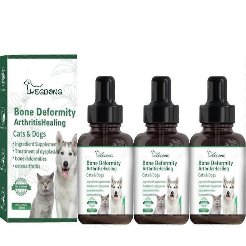 3pcsペットの痛みを和らげる液体鎮静剤猫犬関節サポート修理健康