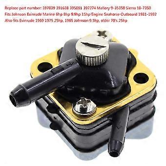 Fuel Pump Fit for Johnson Evinrude 395091 397274 6hp 8hp 9.9hp 15hp Engine Seahorse Outboard 397839 391638 395091 397274 | AE